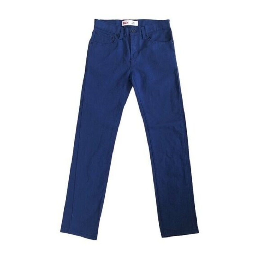 Levis 510 Skinny Jeans Royal Blue Size Youth 16 Reg 28 x 28 Straight Leg Pants